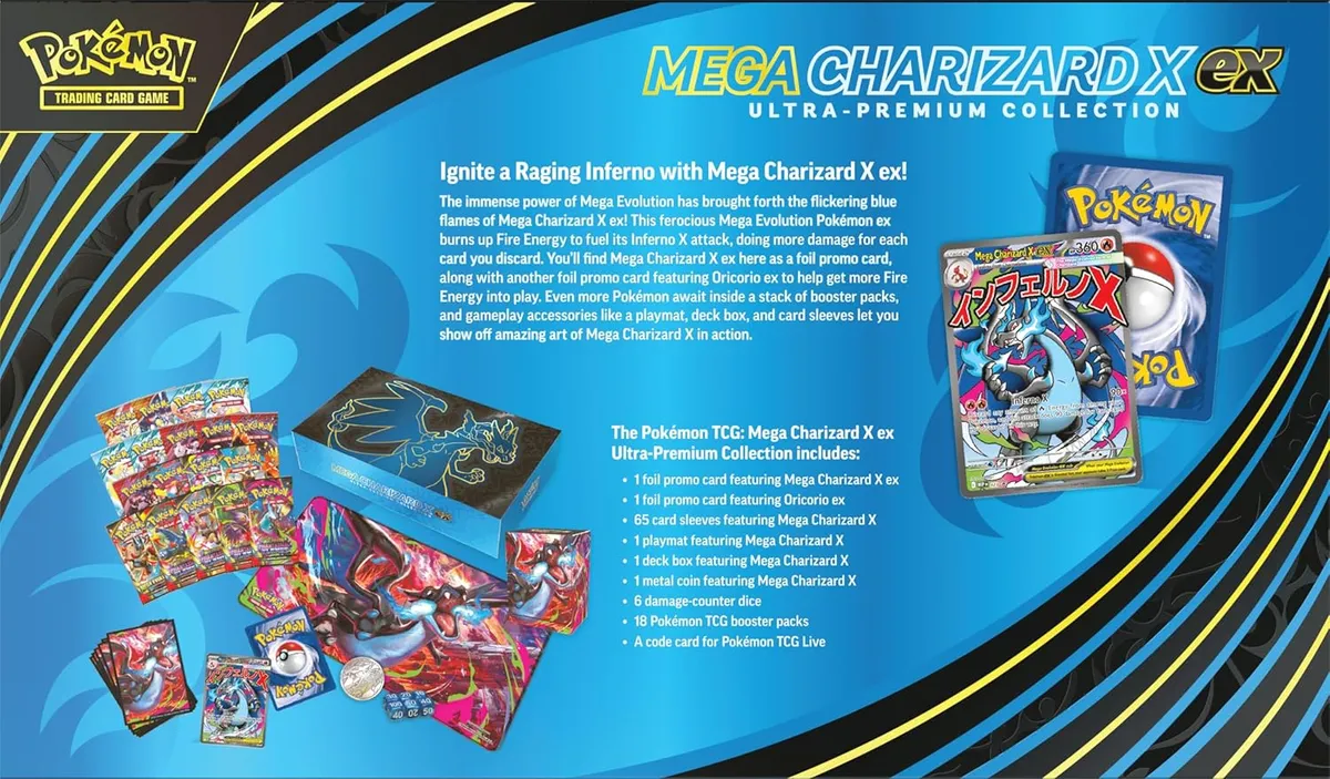Mega Charizard X ex Ultra Premium Collection - Imagen 3